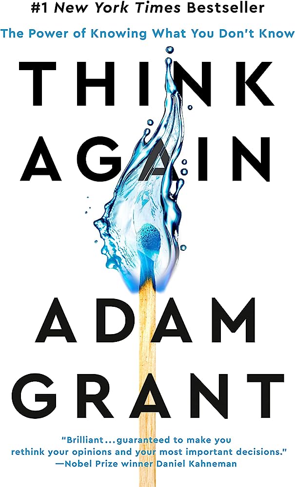 Think Again by Adam Grant Book Cover