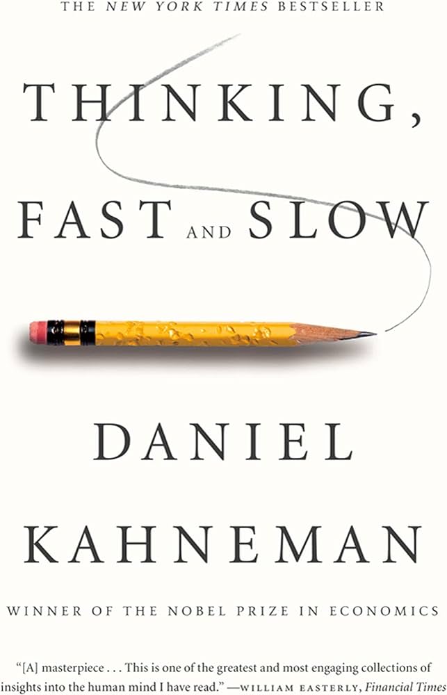 Thinking, Fast and Slow book cover